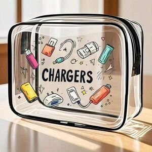 Transparent Electronics Accessories Organizer